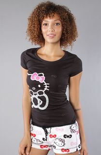 Hello Kitty Intimates The Cuddly Cute Tee in Black