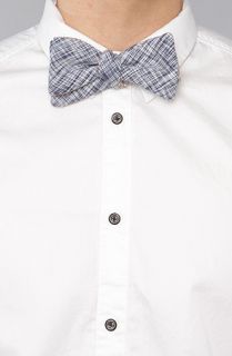 CottonTreats The Levi Reversible Bow Tie in Navy Brown