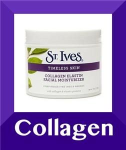  St. Ives Timeless Skin Collagen Facial Elastin Moisturizer cream NEW