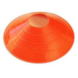 25 Orange Disc Cones Athletic Field Marking Soccer Football Lacrosse