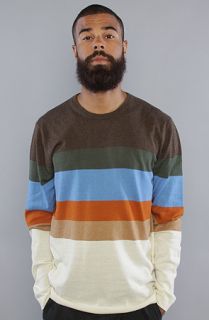 WeSC The Zoltan Sweater in Dark Brown Melange