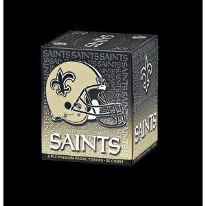 New Orleans Saints 2 Ply Facial Tissues Kleenex NFL