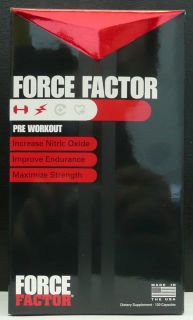Force Factor 120 Capsules Pre Workout Nitric Oxide
