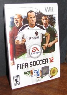 up for auction is a new sealed wii fifa soccer 12 game shipping and