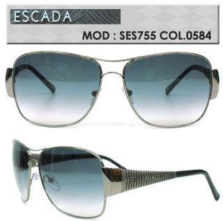 EyezoneCo ESCADA Sunglasses SES755 Col 0584 Gold Metal Sunglass 755