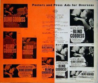 Blind Goddess 1948 Eric Portman UK Pressbook
