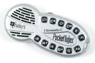 Farleys Pocket Tones Electronic Pitch Pipe Chromatic C Quartets