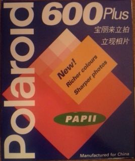  Polaroid 600 Plus Film Single Pack
