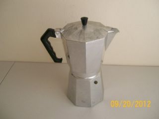 Vintage Large Bialetti Espresso Coffee Maker Stove Top Type Free