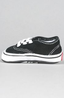 Vans The Infant Authentic Sneaker in Black
