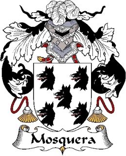 Family Crest 6 Decal Spanish Mosquera