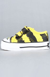 Vans Footwear The Toddler Big School Sneaker in Yellow and Black