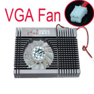 Cooler 55mm Fan for NVIDIA GeForce ATI VGA Video Card Heatsink Fan