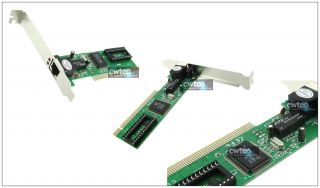 10 100M Ethernet RJ45 Network LAN PCI Card Adapter
