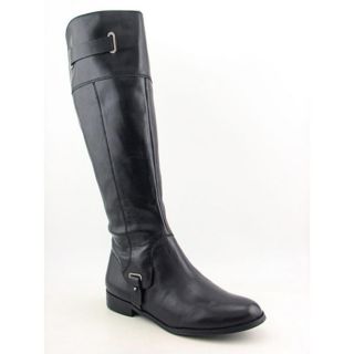 Etienne Aigner Gilbert Womens Size 10 Black Leather Fashion Knee High
