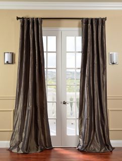 mushroom faux silk taffeta curtains drapes luxurious affordable custom