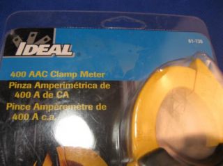 Brand New Ideal Model 61 736 400AAC Clamp Meter TRMS