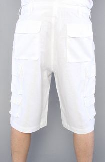 Dorsia The Gary Linen Cargo Shorts in White