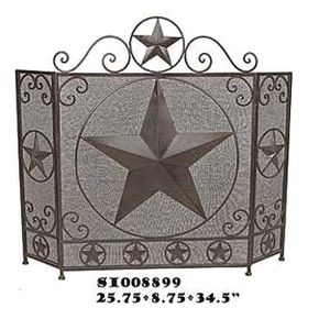 vendio gallery now free fireplace screen tri fold with stars
