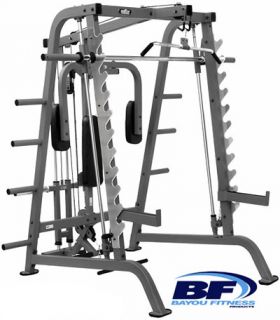 bayou fitness products half cage model e 7622 11 point chrome gun rack