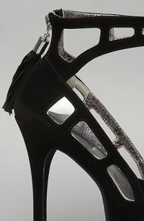 Sole Boutique The Lavonne Shoe in Black Velvet