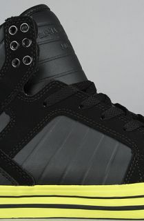 SUPRA The Skytop Sneaker in Black Smooth Action Leather  Karmaloop