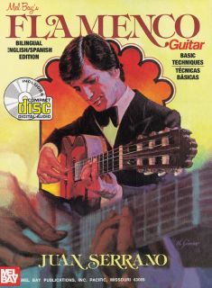 Juan Serrano Flamenco Guitar Basic Techniques Book CD