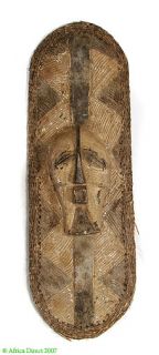 Songye Shield Kifwebe Mask DR Congo African Art SALE Was $490