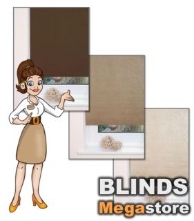 SALE* LUXURIOUS FAUX SUEDE ROLLER BLINDS *Many sizes & colours