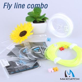 fly fishing line combo floating fishing line with backing leader and