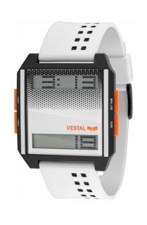 Vestal Vestal Digichord WhiteBlackOrange Watch