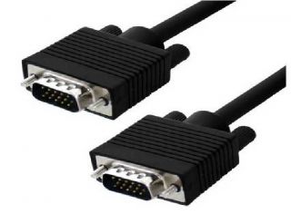 Computer Monitor Cord VGA SVGA Male Cable 3ft 5ft 10ft 15ft 25ft 50ft
