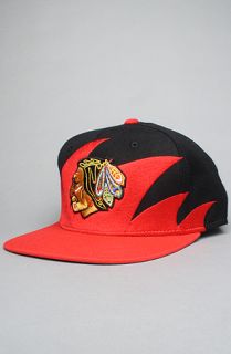 Mitchell & Ness The Chicago Blackhawks Sharktooth Snapback Hat in