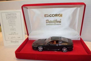 CORGI Detail Cars Ltd. Ed. FERRARI 456 GT 143 scale diecast model in