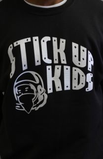 Stick Up Kids Stick Up Kids Robber Crewneck In Black