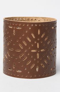 Accessories Boutique The Leather Wrist Wrap in Brown