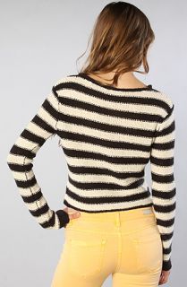 Free People The Shake and Roll Pullover in Black and Ivory  Karmaloop
