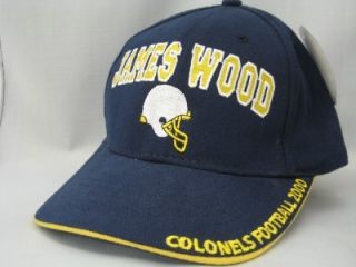 James Wood Colonels High School Football Hat Navy