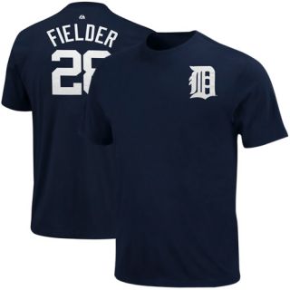 Majestic Prince Fielder Detroit Tigers #28 Youth Player T Shirt   Navy