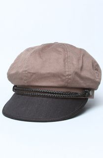 Brixton The Winston Hat in Charcoal Concrete