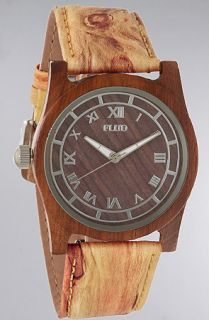Flud Watches The Moment Watch With Interchangeable Bands in Redwood