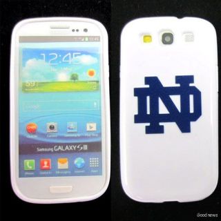 Notre Dame Fighting Irish Rubber Skin Case Cover Samsung Galaxy s III
