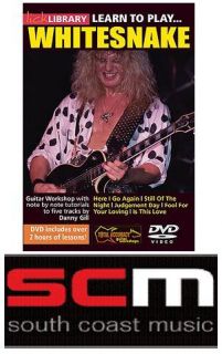 Learn to Play Whitesnake Guitar Lick Library DVD New
