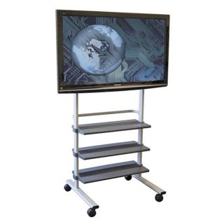 wilson mobile lcd flat panel mount tv display stand