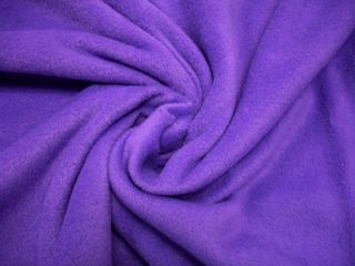 Purple Polyester Polar Fleece Fabric 60WD BTY Antipill 1st Quality