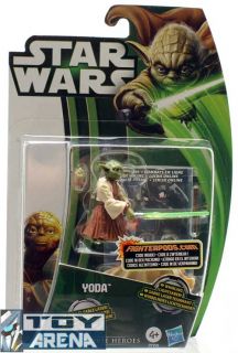 Star Wars Movie Heroes Yoda Action Figure MH08 Legends 2013 Hasbro