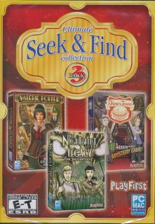  SEEK & FIND COLLECTION 3x Pack   Hidden Object PC & MAC Games   NEW
