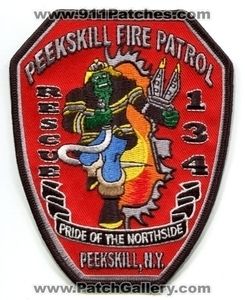  Fire Department Patrol Rescue 134 Dept Hulk Patch New York NY Patches