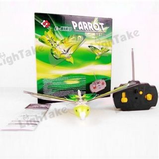Novel Remote Control Flying E Bird RC Toy for Kids Gree