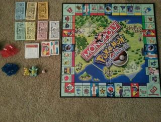 Pokemon Monopoly 1998 Collectors Edition Board Game
